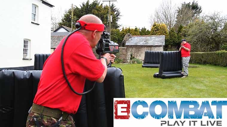 Presenter filming for Ecombat promotional & instructional films