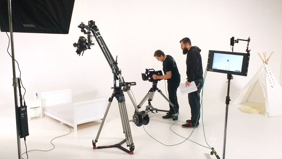 Product advert filming for the Gro Company