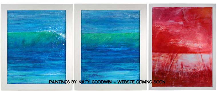 Painting photography and site design for Katy Goodwin begins