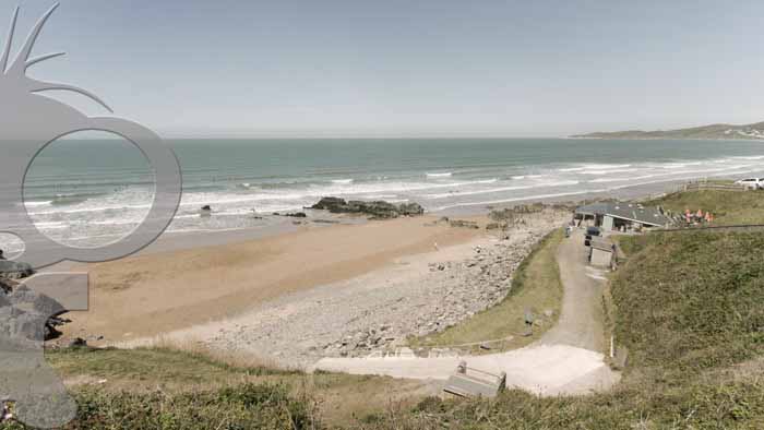 Scenic 4k Filming at Putsborough Beach