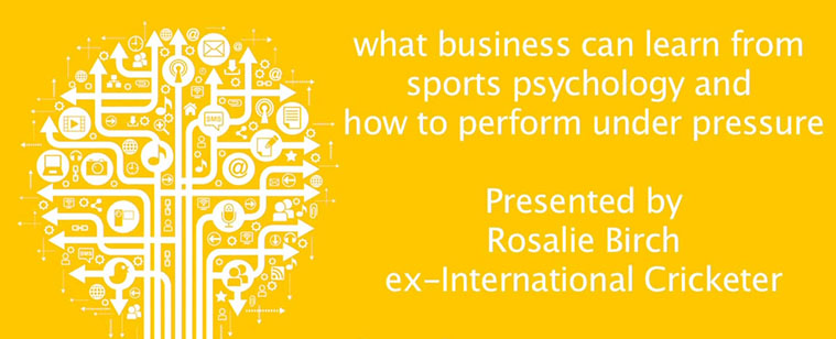 Rosalie Birch - How to perform under pressure - live presentation