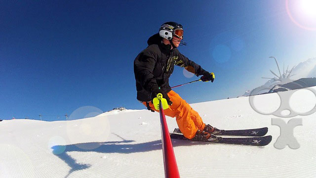 GoPro HD LCD backpack rental helps Sam capture long days on the piste