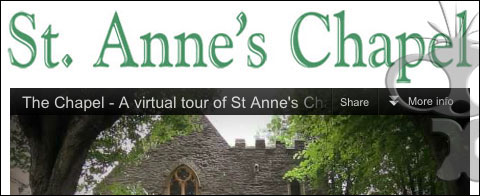 St Annes Chapel virtual tour film & website completed