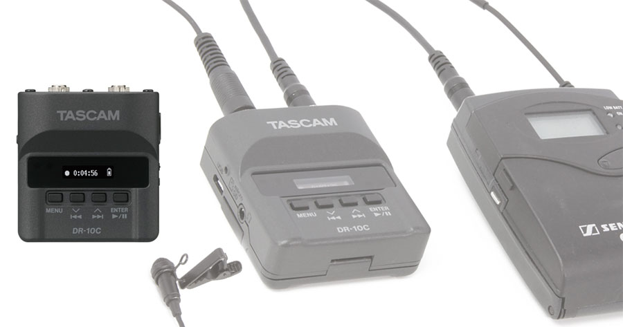 Tascam DR-10C micro audio recorders in stock