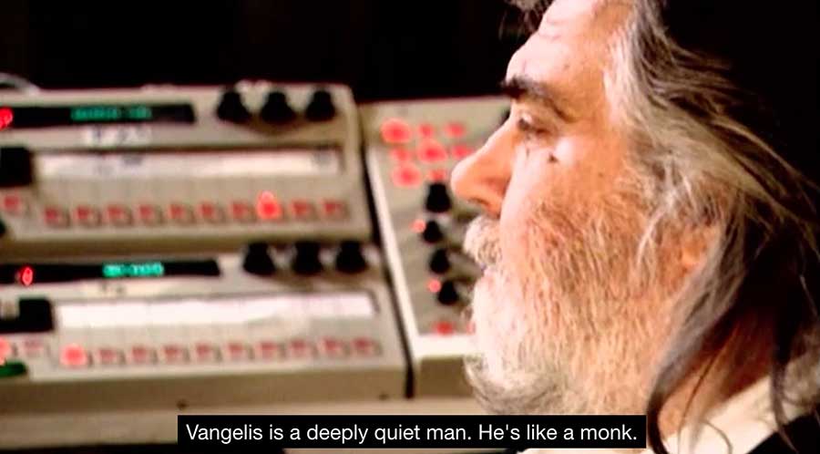Captions for Vangelis and the Journey to Ithaka