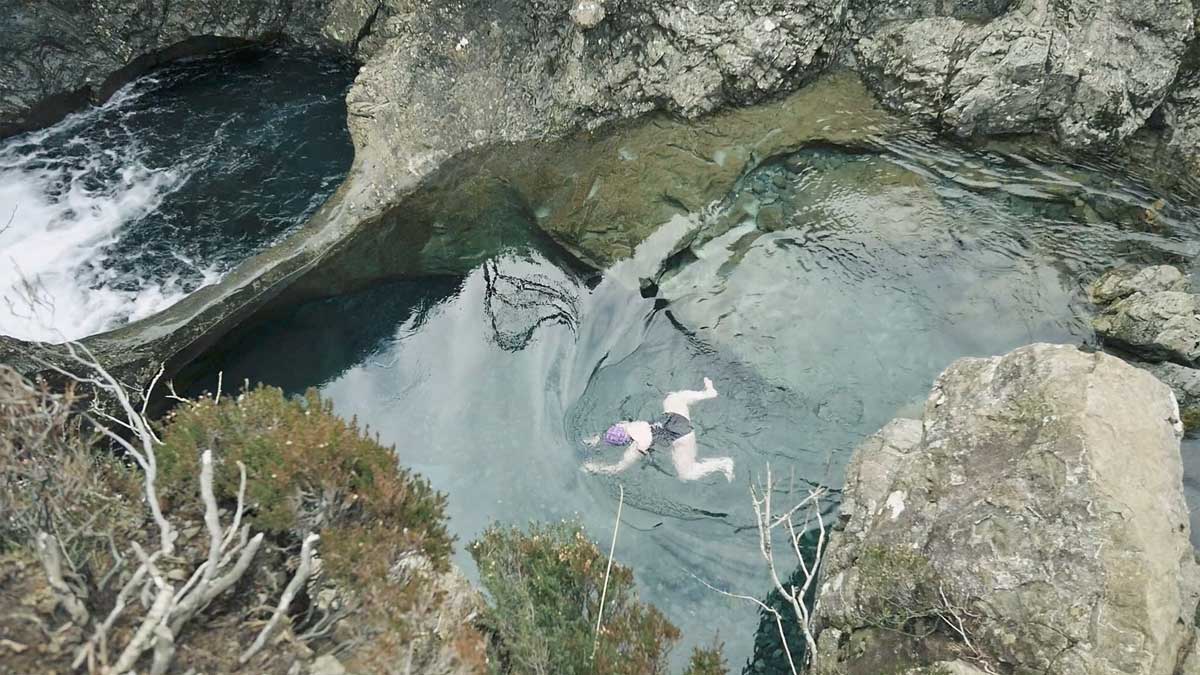 Wild swimming across the UK - in the freezing cold mostly - very brave Hannah Maia