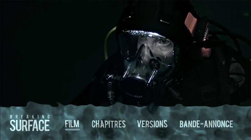 Breaking Surface Blu-ray menu