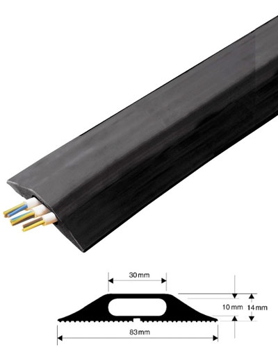  Rubber Floor Cable Tidy Protector trunking  