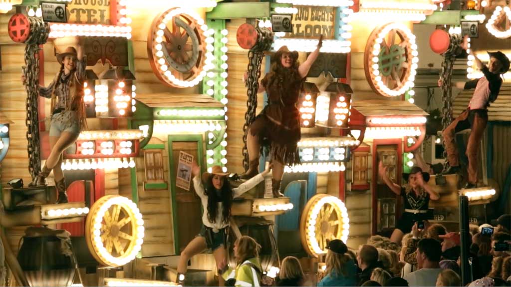 Bridgwater Carnival Wild West cart