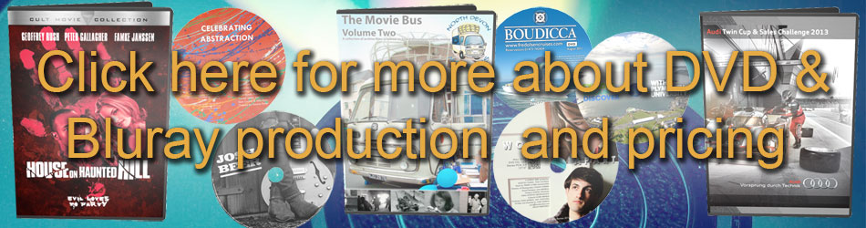 DVD and blu-ray authoring, duplication and replication UK