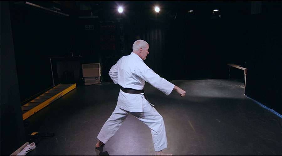 Exmoor Studios recce and test for karate filming with David Davenport