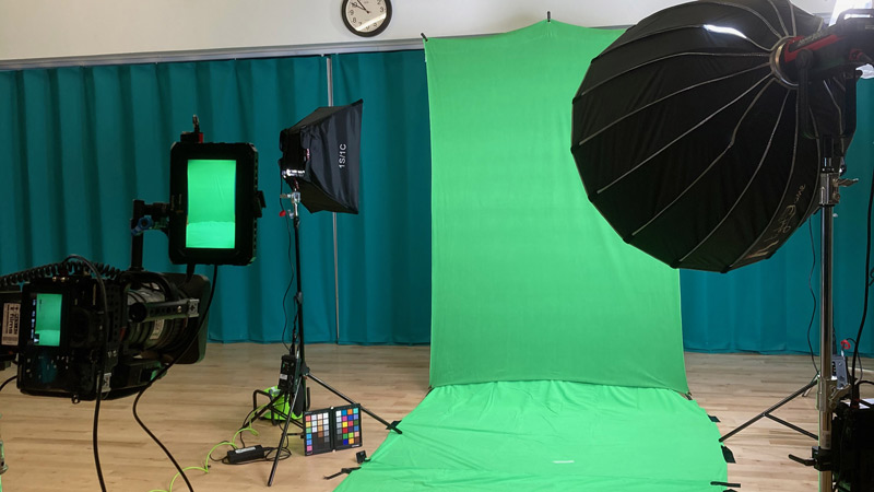 Greenscreen setup