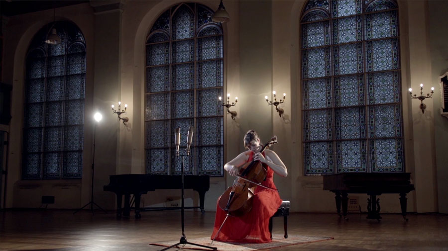 Gunta Abele solo cello for her debut album