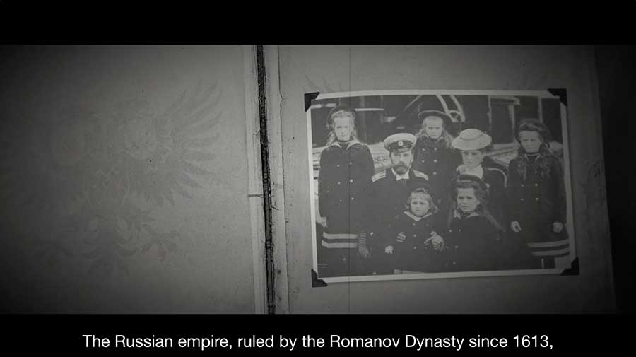 The Russian Empire ruled by the Romanov Empire