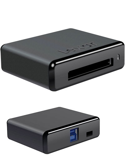  Lexar CR2 CFast reader (USB3 & Thunderbolt)  