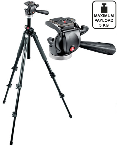  Manfrotto 190CPRO photo tripod with 391RC2  