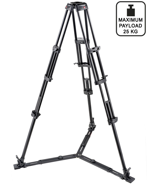  Manfrotto 545 100mm or 75mm Bowl Aluminium tripod  