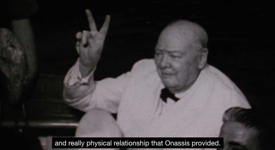 Winston Churchill makes an appearance in the Tony Palmer Maria Callas biography