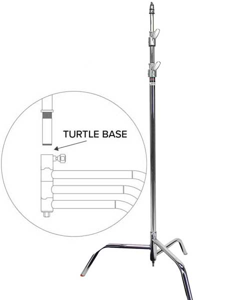  Matthews 40inch C-Stand with removable turtle base  