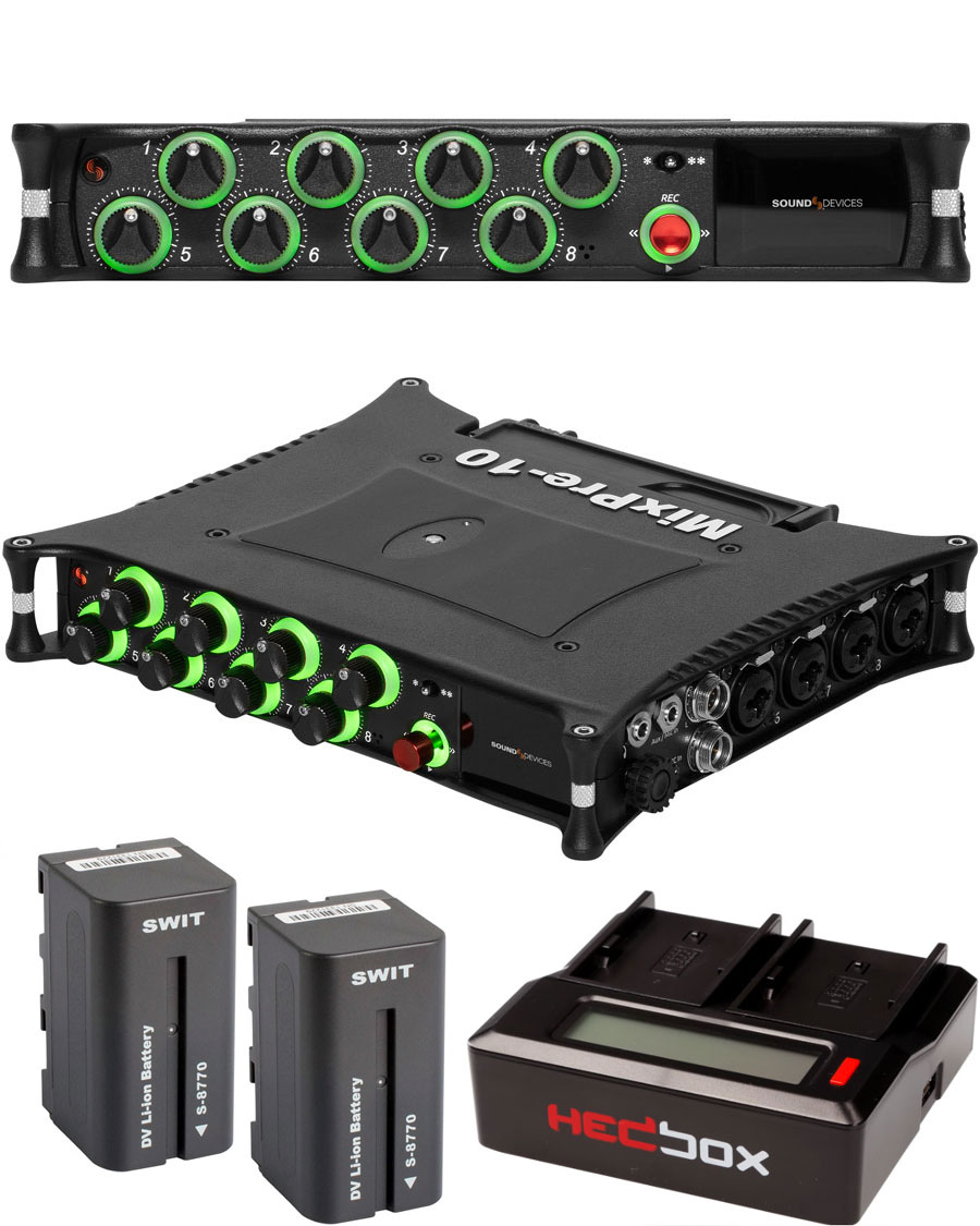  Sound Devices MixPre-10 II battery power kit  