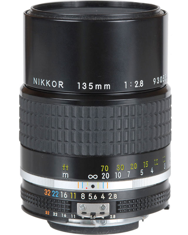  Nikon 135mm f/2.8 manual focus prime lens  - will fit Canon EF  