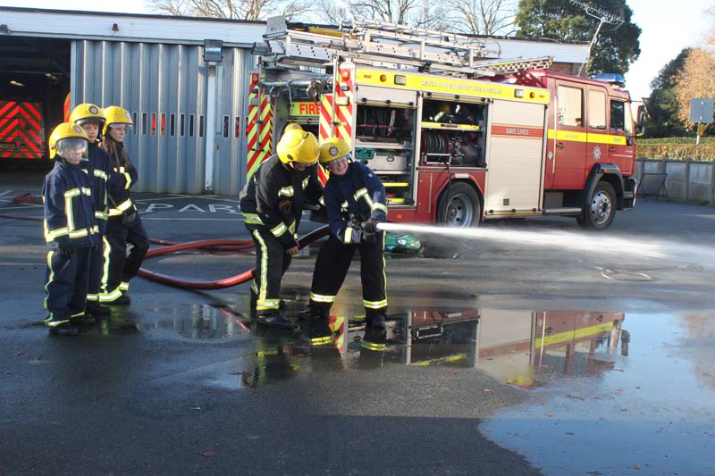 PEEP fire service training in Barnstaple