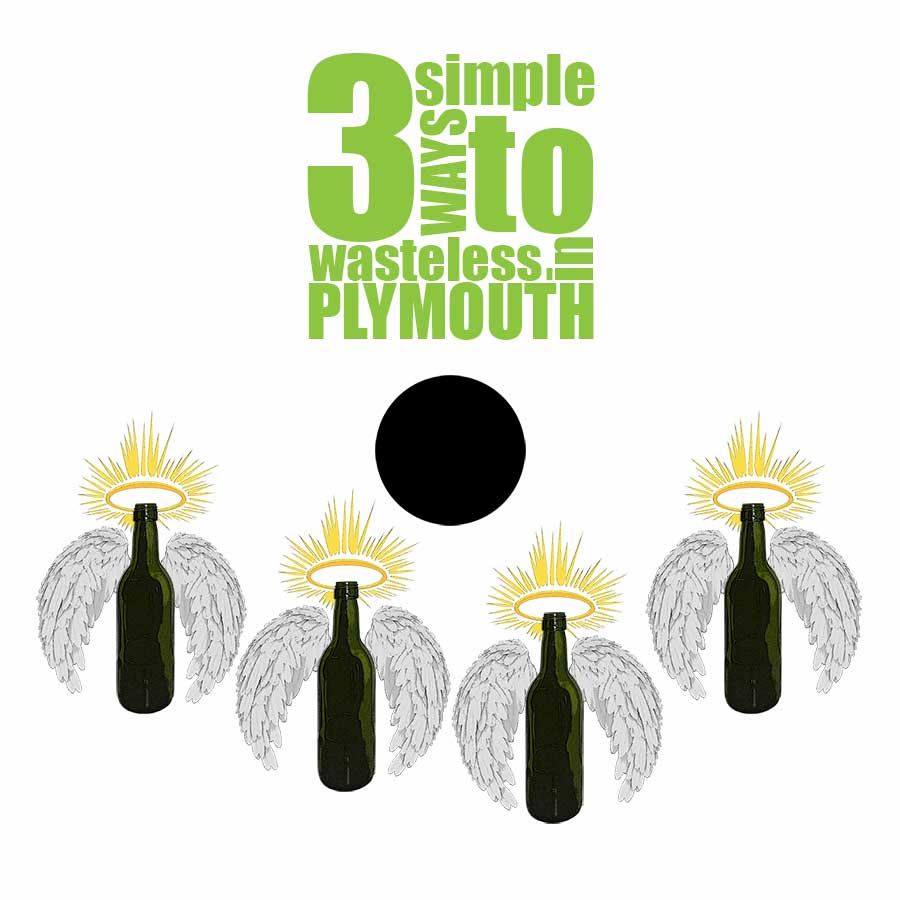 Plymouth Recycling DVD onbody print design by Maniac Films