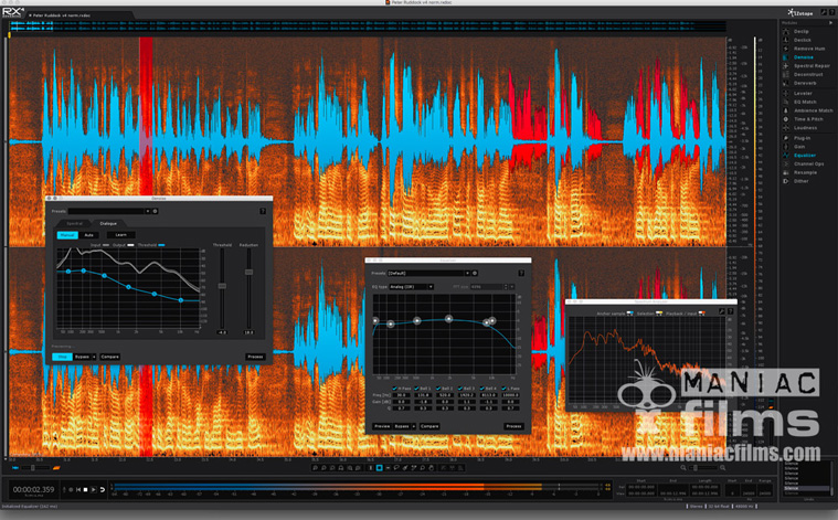 Audio cleanup - removing noise from interview for Lockheed Martin CEO