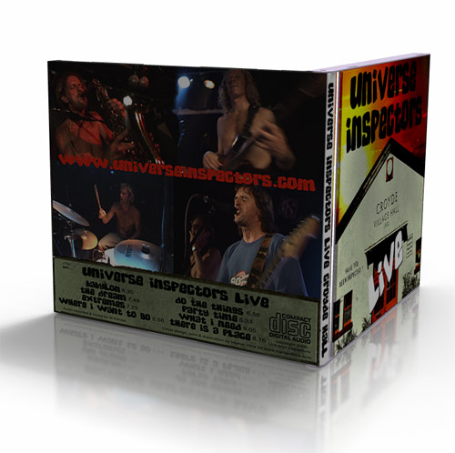 live CD cover artwork 3d