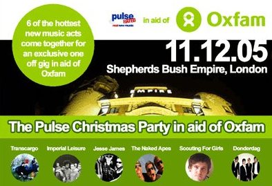 Pulse Oxfam DVD flyer