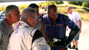 checking trackside data in Wales