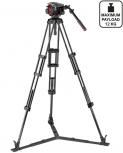  Manfrotto Alu-Twin GS Tripod with 504x Video Head 