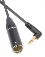  Male mini-XLR (3 pin) to stereo jack cable - 30cm 