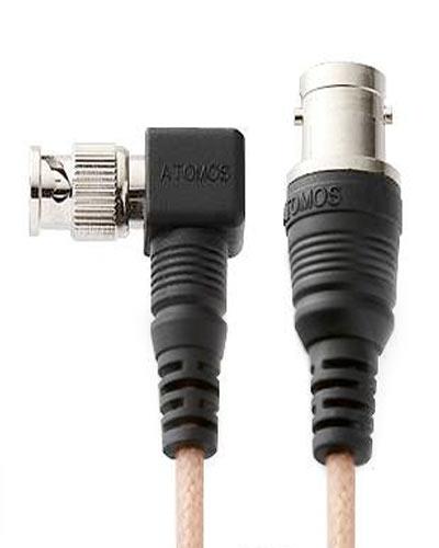  Right Angle Mini BNC to BNC SDI Cables 28" 