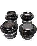  Nikon fast lens kit - 4 fast Canon EF mount lenses 