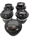  Nikon fast lens kit - 5 fast Canon EF mount lenses 