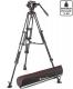  Manfrotto Alu-Twin MS Tripod with 504x Video Head 