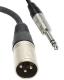  Male XLR (3pin) to stereo jack cable 